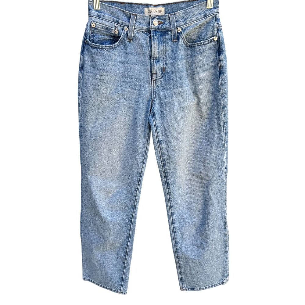 Madewell The Perfect Vintage Straight Womens High Rise Cotton Denim Jean 25P